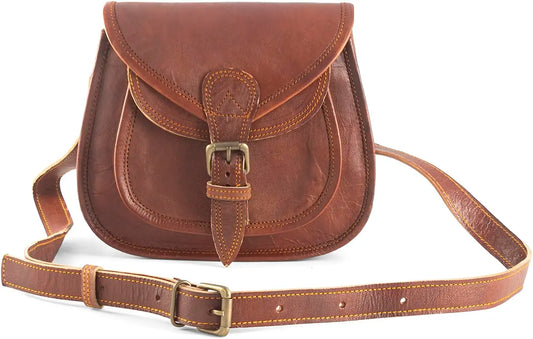 Goatter Genuine Leather Casual Sling Bag for Girls and Women