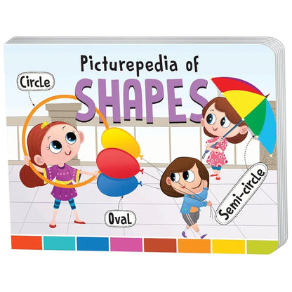 The Book Tree Picturepedia of Shapes I Board for Kids Age 2+ I Bright & Colourful Pictures I Easy-to-Read Word Labels I Builds Vocabulary I Early Learning Picture Books for Children by Majestic Book Club