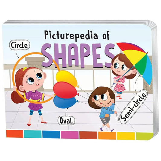 The Book Tree Picturepedia of Shapes I Board for Kids Age 2+ I Bright & Colourful Pictures I Easy-to-Read Word Labels I Builds Vocabulary I Early Learning Picture Books for Children by Majestic Book Club