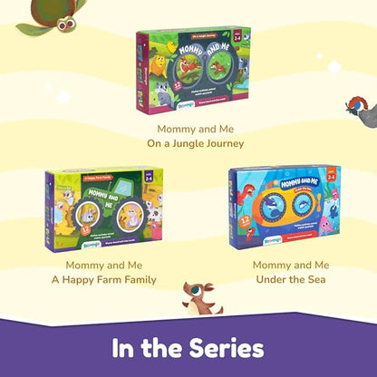 Bloomingo Puzzle Kit for Kids | Mommy and Me | a Happy Farm Family