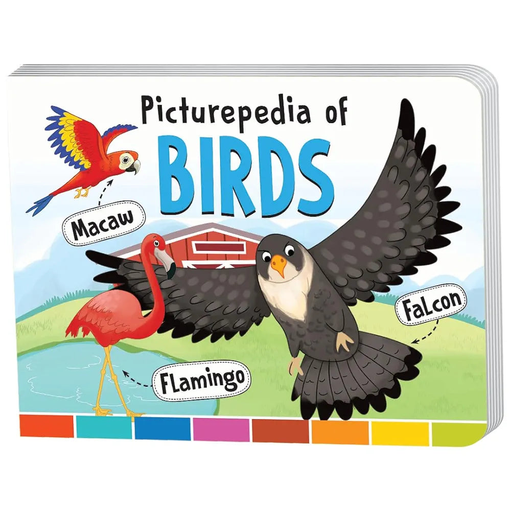 The Book Tree Picturepedia of Birds I Board Book for Kids Age 2+ I Bright & Colourful Pictures I Easy-to-Read Word Labels I Builds Vocabulary I Early Learning Picture Books for Children by Majestic Book Club