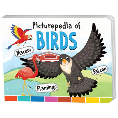 The Book Tree Picturepedia of Birds I Board Book for Kids Age 2+ I Bright & Colourful Pictures I Easy-to-Read Word Labels I Builds Vocabulary I Early Learning Picture Books for Children by Majestic Book Club