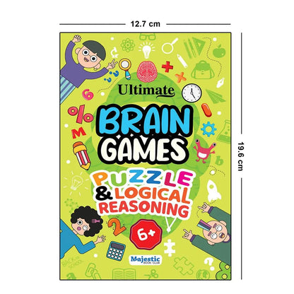 Puzzle & Logical Reasoning for Kids  - Ultimate Brain Games: 120+ Puzzles to Develop Critical Thinking and Logical Reasoning in children - | The Book Tree Books