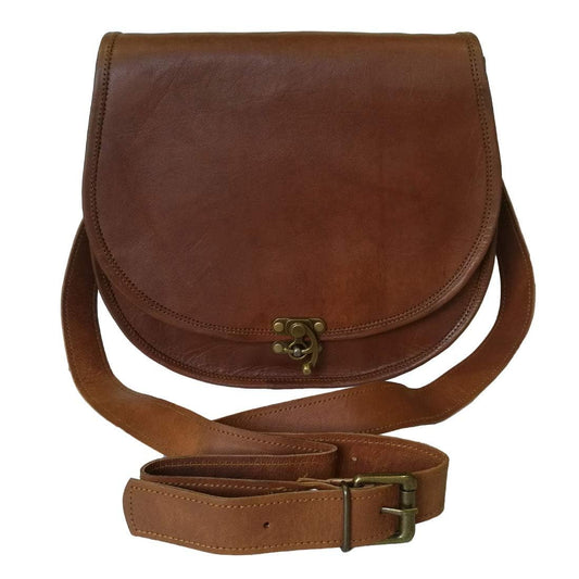 Craftshades – Unique C-Lock Handcrafted Leather Bag | 100% Genuine Leather