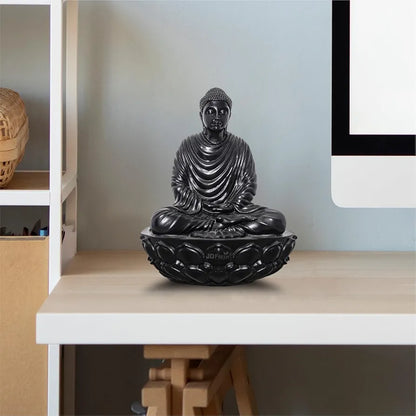 Jd Fresh 6 Inch Gautam Buddha Statue - Black