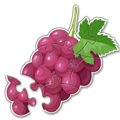 Popcorn Games & Puzzles Fruits Puzzle for 3 Years Old & Above