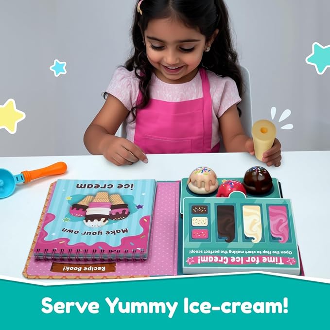 Bloomingo Pretend Play Kit I Dream of Ice Cream | Fun Ice Cream Making Set for Kids
