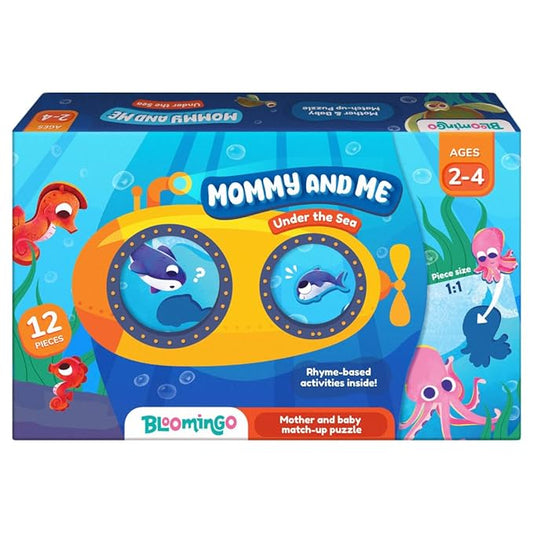 Bloomingo Puzzle Kit for Kids | Mommy and Me | A Happy Farm Family | Under the Sea