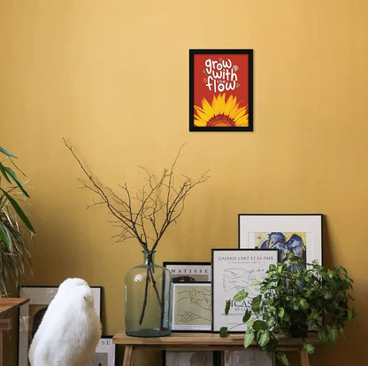 ArtX Paper Motivational Quotes Grow Wall Frame Art Painting