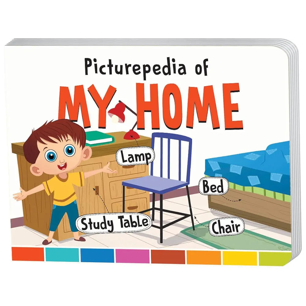 The Book Tree Picturepedia of My Home I Board Book for Kids Age 2+ I Bright & Colourful Pictures I Easy-to-Read Word Labels I Builds Vocabulary I Early Learning Picture Books for Children by Majestic Book Club