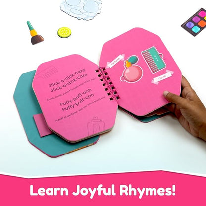 Bloomingo Pretend Play Kit Yippie Day Salon Day | Fun Beauty Salon Set for Kids | Set Up Your Own Salon Be a Stylist