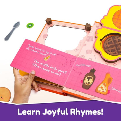 Bloomingo Pretend Play Kit Who Wants Waffles | Waffle Making Set for Kids