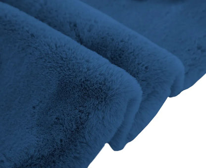 Luxe Home Runner Rabbit Fur 1000 GSM 2x5 Feet Colour Teal