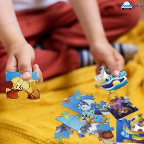 FunBlast Aquatic Animal Jigsaw Puzzle for Kids Jigsaw Puzzle for Kids