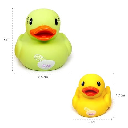 Funskool Giggles Dazzling Duck Family Squeakers Multicolor Duck Squeakers Infant Toys