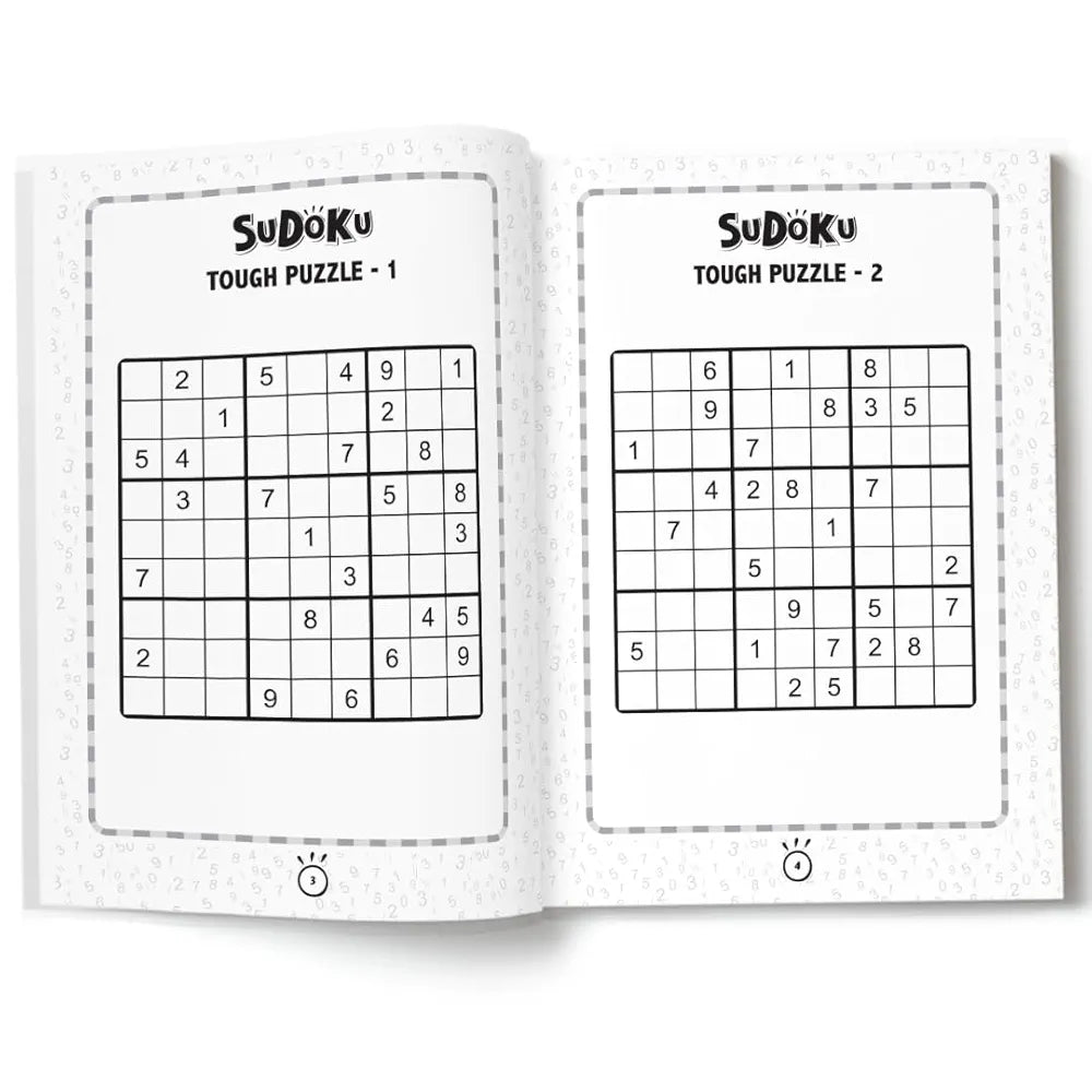 500+ Sudoku Puzzle Book Set for Kids Ages 4+ | 4-Book Pack with Solutions | Fun Brain Games for Logic & Problem-Solving by Majestic Book Club
