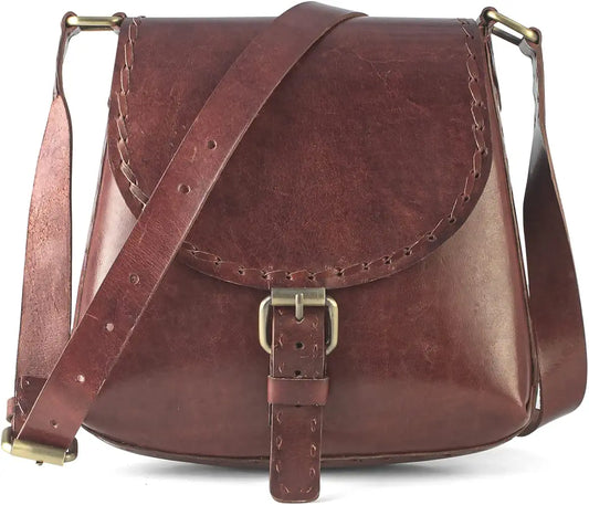 Goatter Genuine Leather Crossbody Sling Bag For Women's