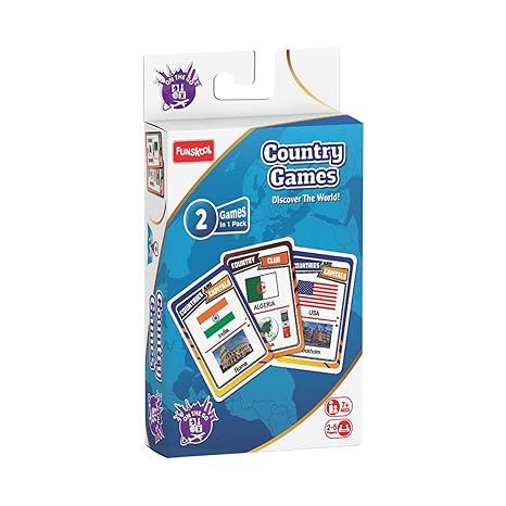 Funskool Games Travel Country Family Games Strategy Board Game Toys for Kids