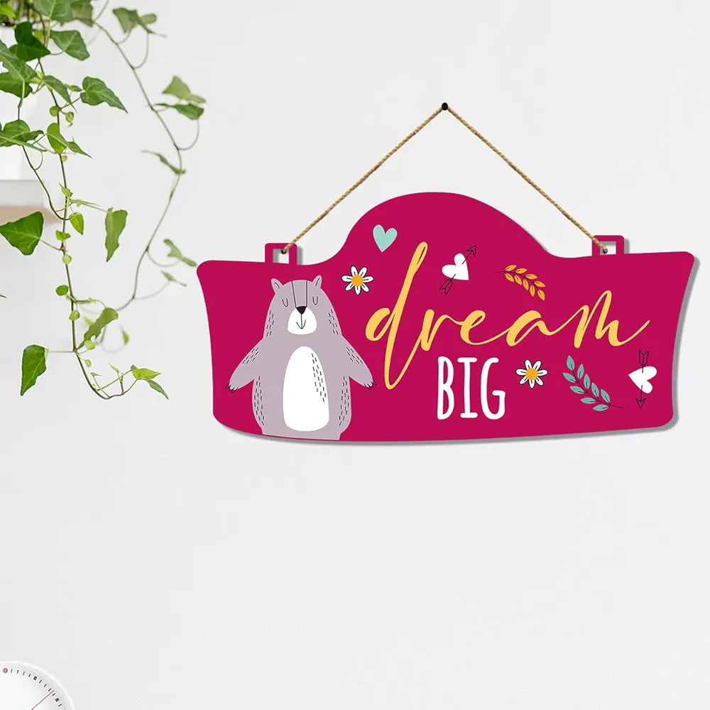 Kotart Dream Big Quotes Wall Decor for Living Room Decorative Items for Home