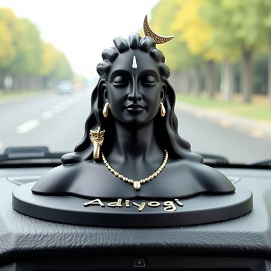 Unovate Adiyogi Statue for Car Dashboard