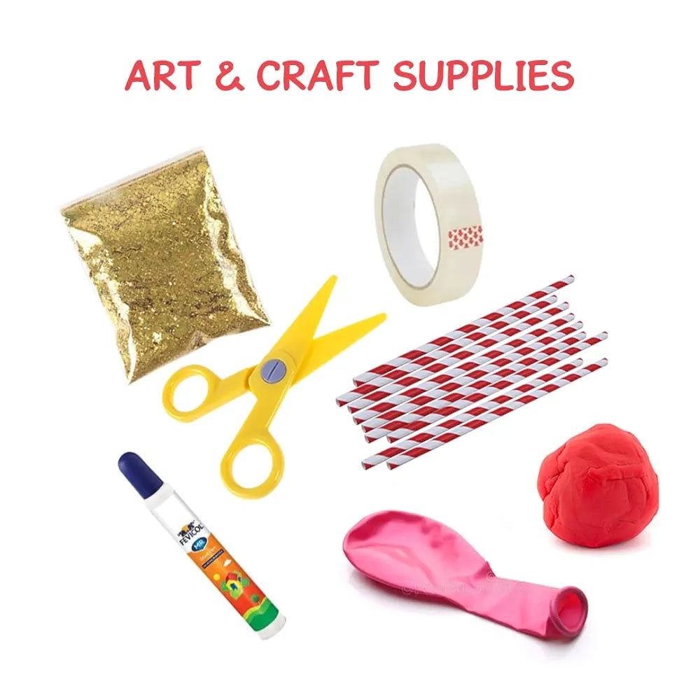 GiniMini Snip 'N' Ta-Da-Crazy Carnival – Scissor Activity Kit for Kids 4 5 6 7 | Fine Motor Development, Pre-Printed Craft Sheets, Child-Safe Snip Scissors, DIY Carnival Crafts | Fun Learning Gift