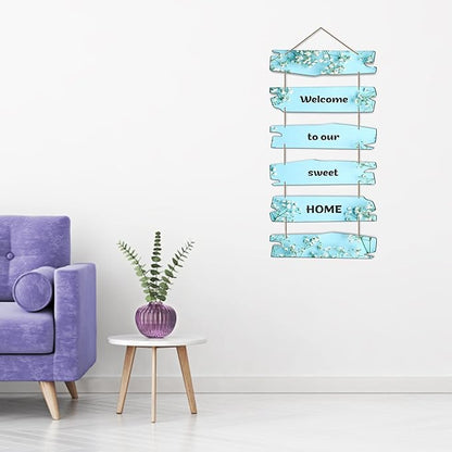 Artvibes Decorative Wall Hanging Wooden Art Decoration Item for Home Decor | Quotes Decor Item | Set of 6