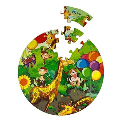FunBlast Jungle Theme Animal Jigsaw Puzzle for Kids Jigsaw for Kids 3+Years Above
