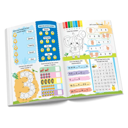 500 Brain Builder Activity Book for Kids Age 4+ | Maths & Brain Booster Activities | Early Learning Workbook with Matching Games, Puzzles, Number Activities & More