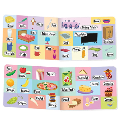 The Book Tree Picturepedia of My First Words I Board Book for Kids Age 2+ I Bright & Colourful Pictures I Easy-to-Read Word Labels I Builds Vocabulary I Early Learning Picture Books for Children by Majestic Book Club