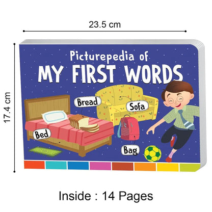 The Book Tree Picturepedia of My First Words I Board Book for Kids Age 2+ I Bright & Colourful Pictures I Easy-to-Read Word Labels I Builds Vocabulary I Early Learning Picture Books for Children by Majestic Book Club