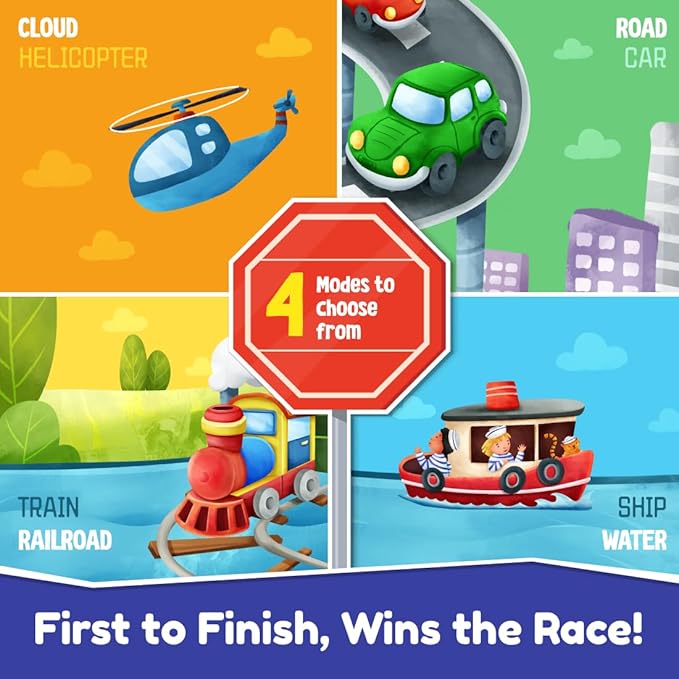 Bloomingo Board Game - Route Rivals | Thrilling Racing Game for Kids & Adults