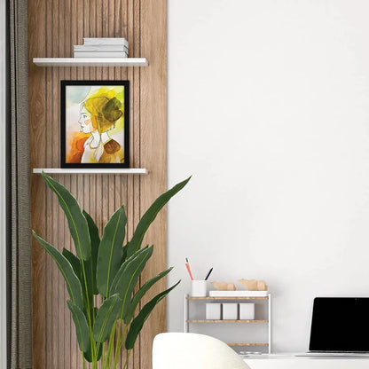 ArtX Paper Watercolor_Women Abstract Frame Wall Art Painting