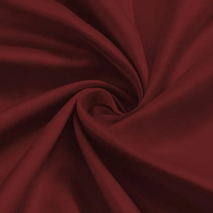 Divine Casa Premium Micro Satin Semi Blackout Window Curtains Solid Design Size 5 Feet Stylish & Light Filtering Colour Deep Maroon (Pack of 2)