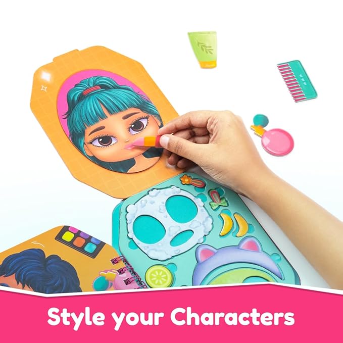 Bloomingo Pretend Play Kit Yippie Day Salon Day | Fun Beauty Salon Set for Kids | Set Up Your Own Salon Be a Stylist