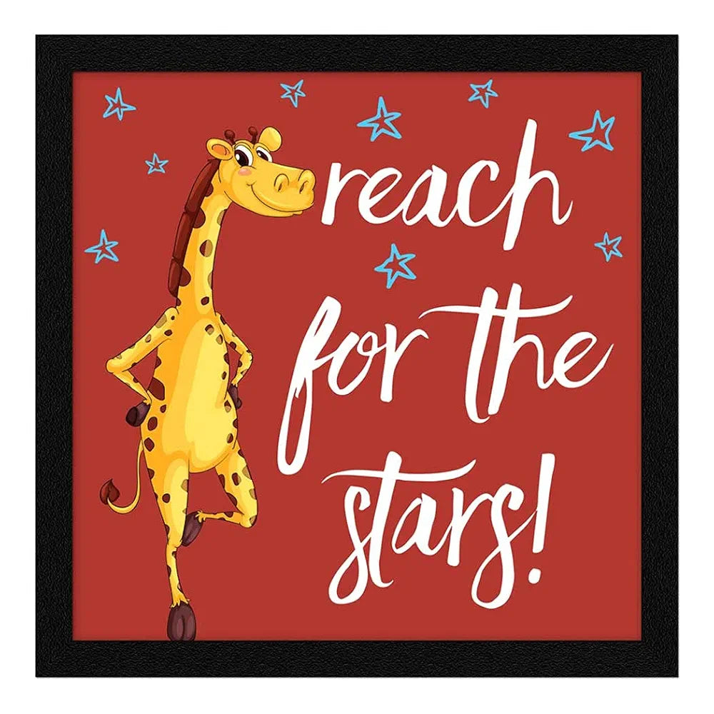 ArtX Set of 4 Cartoons Animals-01 Kids Room Painting Wall Art Set Of 4