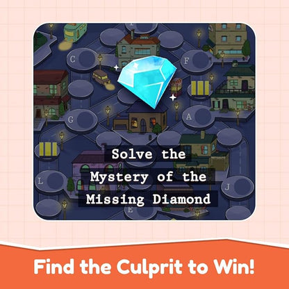 Bloomingo Board Game - Detective on Duty | Thrilling Detective Adventure for Kids & Adults