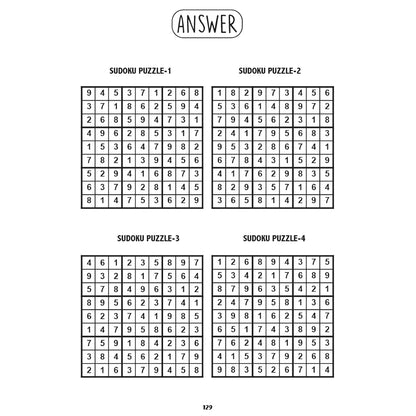 Sudoku Level 4 Expert for Kids  - Ultimate Brain Games with 120+ Complex Puzzles for Ultimate Brain Development in children - | The Book Tree Books