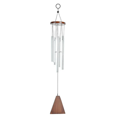 Wind Chimes – Silver 6-Pipe Hanging Showpiece Wind Chime -033-A