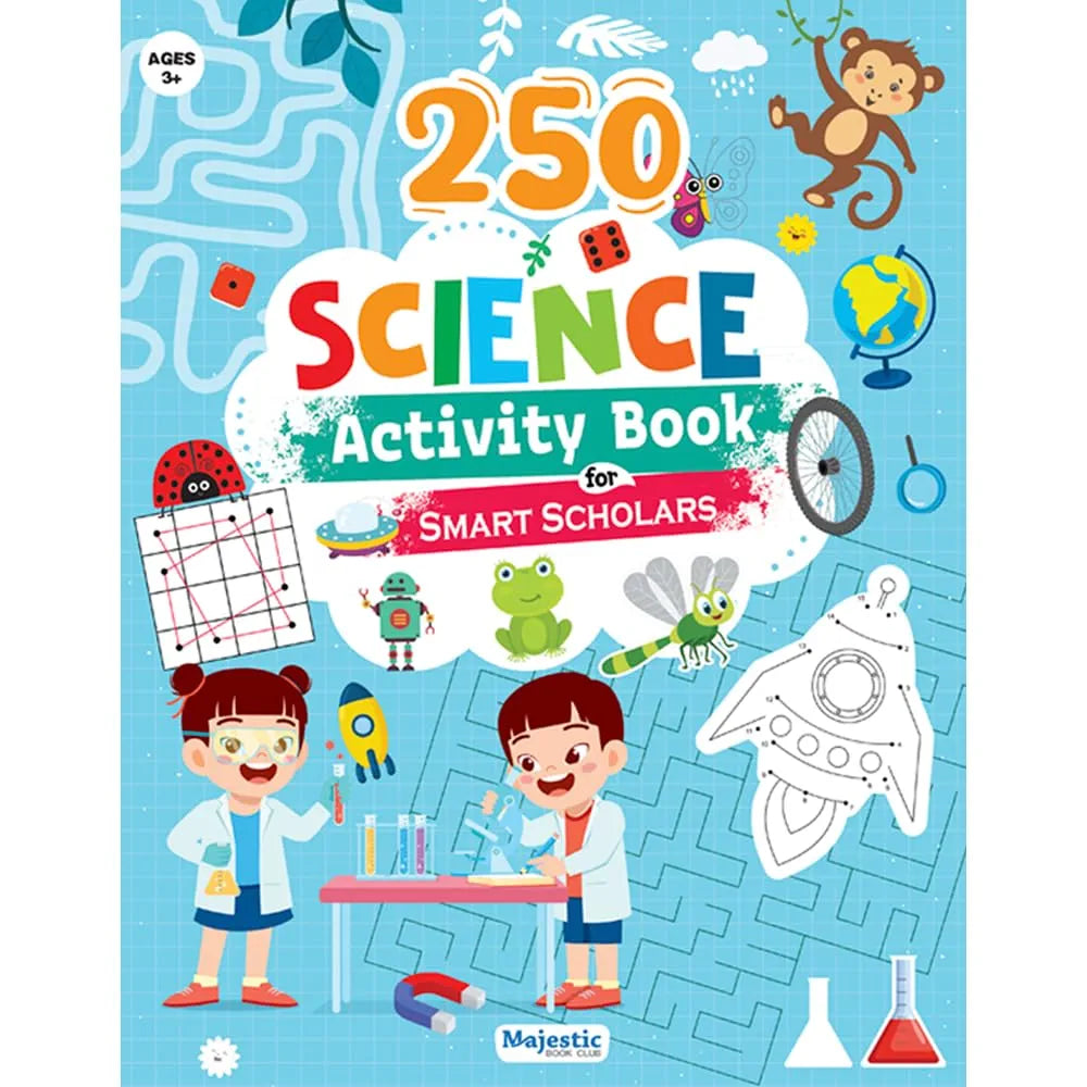 Science Activity Book for kids Age 3+ | 250 Engaging Activities | Fun Activity Book for Children | The Book Tree Books