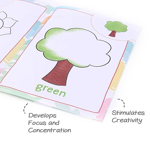 Firstcry Intelliskills My Colouring Book Set of 10 | Early Learning Books | 80 Pages