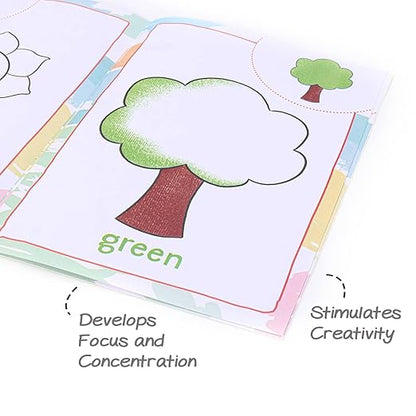 Firstcry Intelliskills My Colouring Book Set of 10 | Early Learning Books | 80 Pages