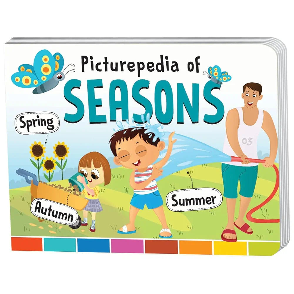 The Book Tree Picturepedia of Seasons I Board Book for Kids Age 2+ I Bright & Colourful Pictures I Easy-to-Read Word Labels I Builds Vocabulary I Early Learning Picture Books for Children by Majestic Book Club