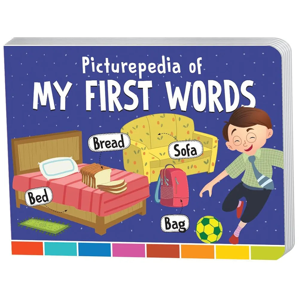 The Book Tree Picturepedia of My First Words I Board Book for Kids Age 2+ I Bright & Colourful Pictures I Easy-to-Read Word Labels I Builds Vocabulary I Early Learning Picture Books for Children by Majestic Book Club