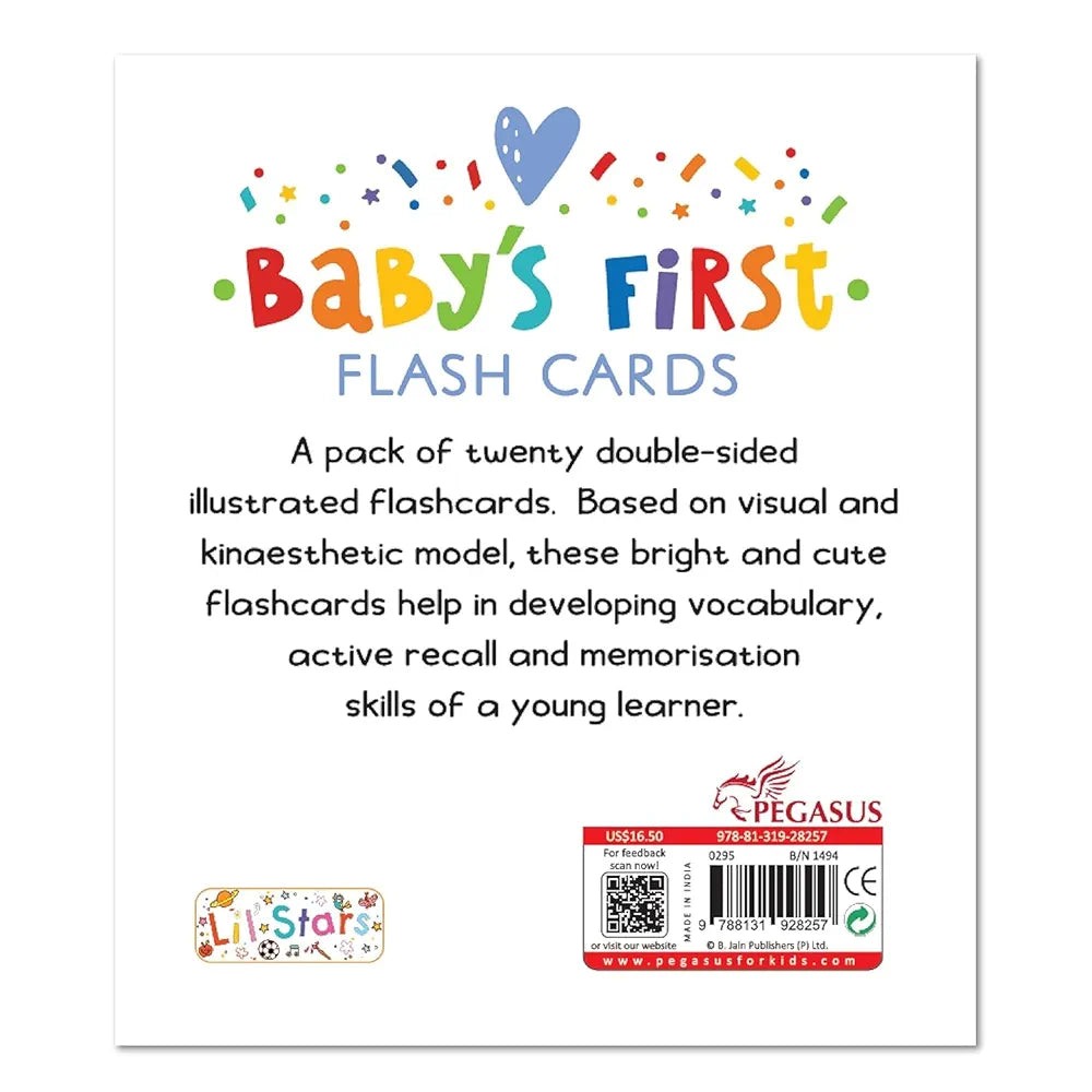 Popcorn Games Fruits and Vegetables Baby's First Board Flash Card Learning Educational for New Born Baby Kids Ages 3 Month+ Best Birthday Gift Early Learning - 20 Cards
