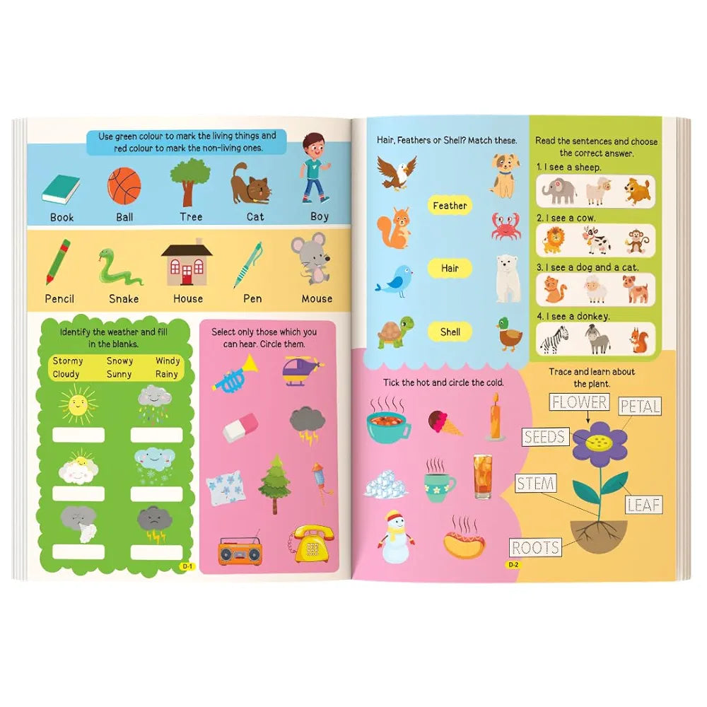 1001 Activity Book for Children Age 5+ | Comprehensive Collection of Brain-boosting Activities | English, Science, Maths & Brain-Booster Activities for Kids | Early Learning | Basic Concepts | Educational and Fun | The Book Tree Books