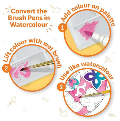 Imagimake Mandala Art Kit Art and Craft Kit for Girls 9-12 Coloring & Painting Kit