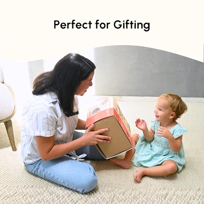 Curious Cub Montessori Spinning Drum Toy for Babies | Develops Fine Motor Skills | Educational Toy for Early Development