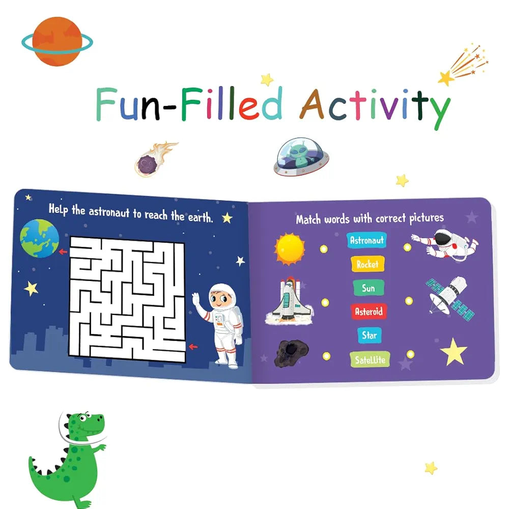 The Book Tree Picturepedia of Space I Board Book for Kids Age 2+ I Bright & Colourful Pictures I Easy-to-Read Word Labels I Builds Vocabulary I Early Learning Picture Books for Children by Majestic Book Club