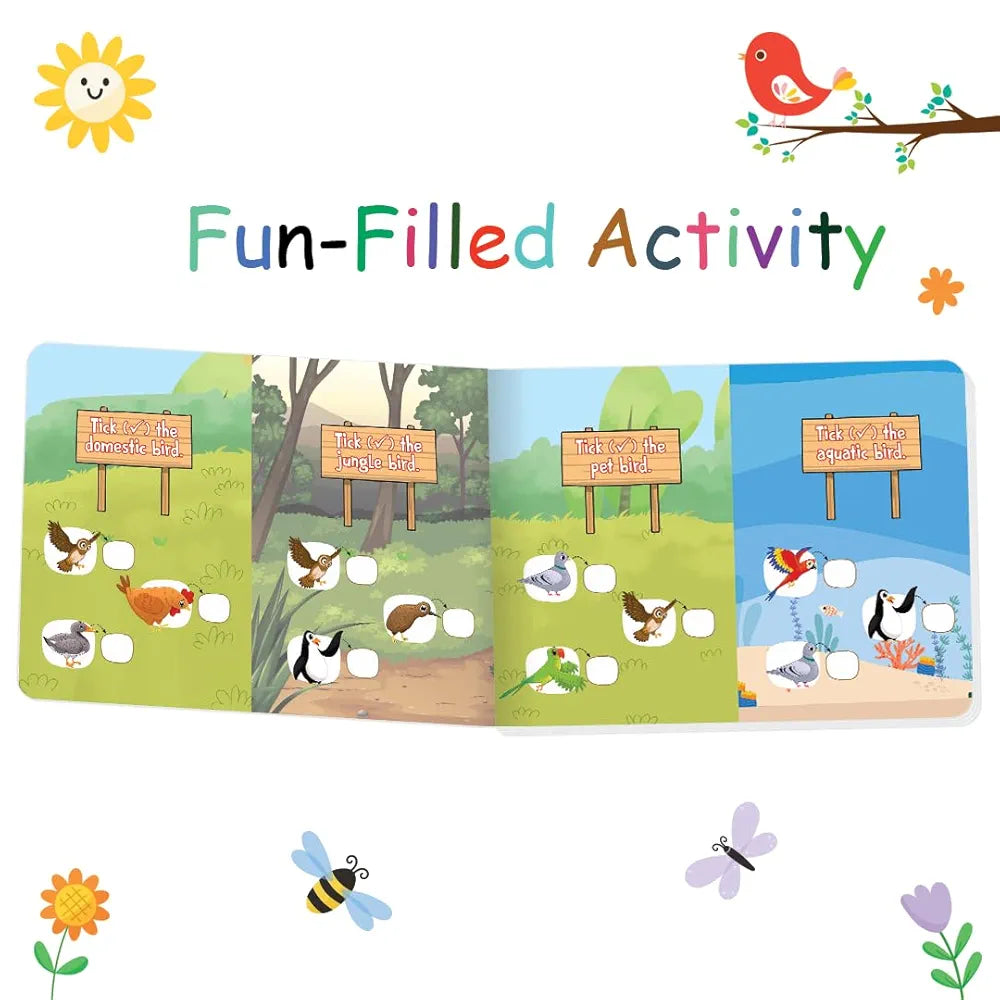 The Book Tree Picturepedia of Birds I Board Book for Kids Age 2+ I Bright & Colourful Pictures I Easy-to-Read Word Labels I Builds Vocabulary I Early Learning Picture Books for Children by Majestic Book Club