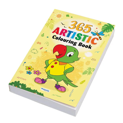 365 Artistic Colouring Book for Kids | Jumbo Colouring & Activity Book with 368 Pages | Fun Gift for Boys & Girls Ages 3+ | Improves Creativity, Focus & Fine Motor Skills | By Majestic Book Club